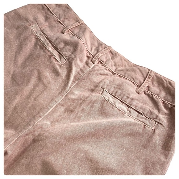 Coldwater Creek NWT Pale Mauve Lace Trim Cuffed Ankle Pant - Size 10 - Picture 14 of 16